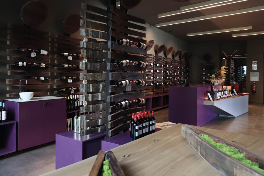 mostradores tienda vino - Bodegas Aragonesas
